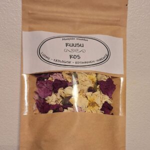 Ruusun terälehdet ja kukinnot, kotimainen luomutuote